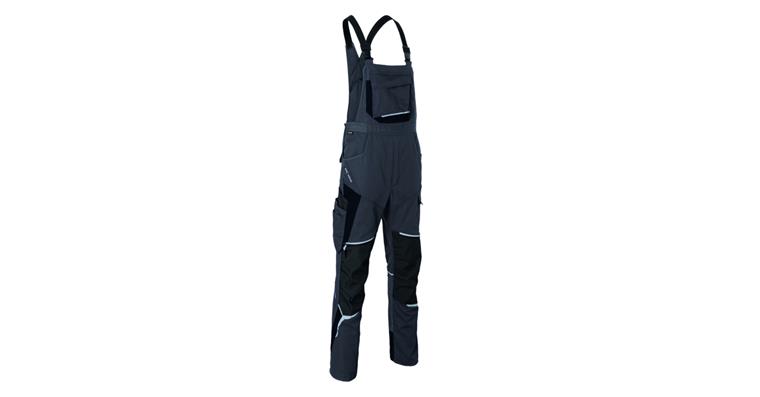 Latzhose BODYFORCE PRO anthrazit/schwarz Gr.98