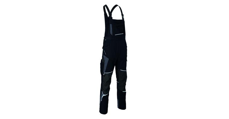 Latzhose BODYFORCE PRO schwarz/anthrazit Gr.46