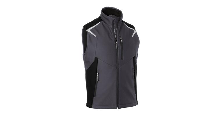 Softshell vest BODYFORCE anthracite/black size M