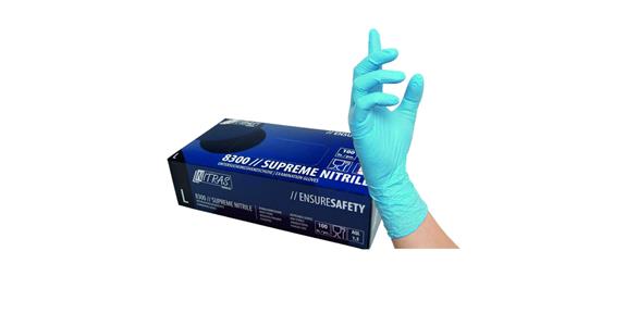 Disposable glove Supreme nitrile 8300 PU=100 pieces size XL