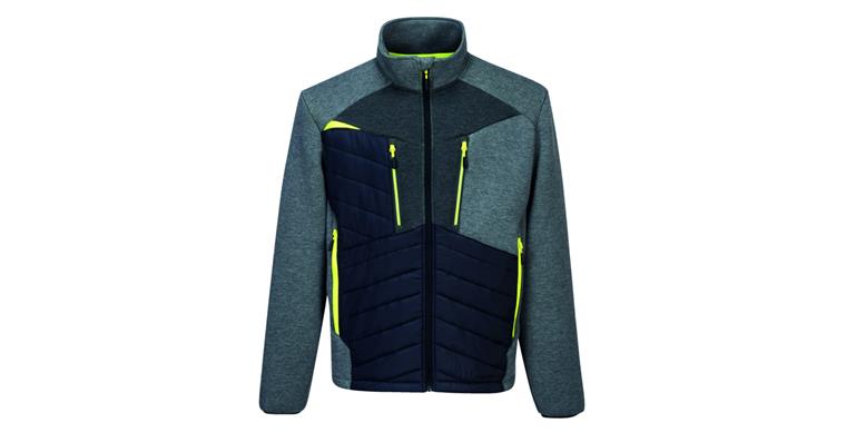 Steppjacke DX4 metallgrau Gr. M