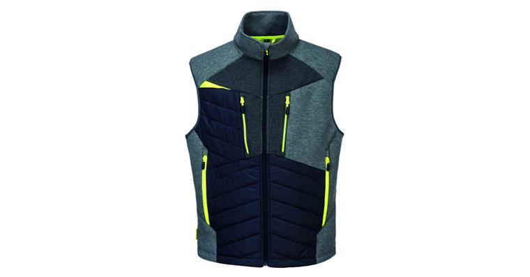 Steppweste DX4 metallgrau Gr. 2XL