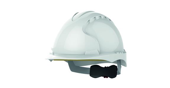 Industrial hard hat EVO®3 non-vented 30 mm Euro slot mount white