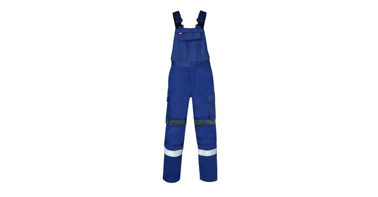 Welding protection dungarees Force+ indigo blue/grey size 48