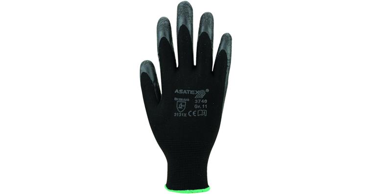 Polyester-Strickhandschuh Latex VE=12 Paar Gr.7