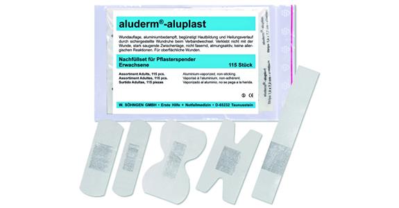 Refill set aluderm®-aluplast 115 pieces for art. no. 109300 706