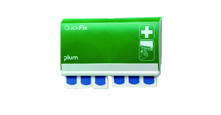 Plaster dispenser QuickFix DETECTABLE including 2 packs of 45 plasters