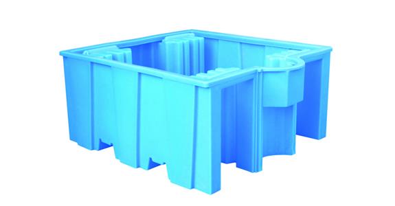 PE collection tray 1,590 x 1,455 x 715 mm collection volume 1,000 l