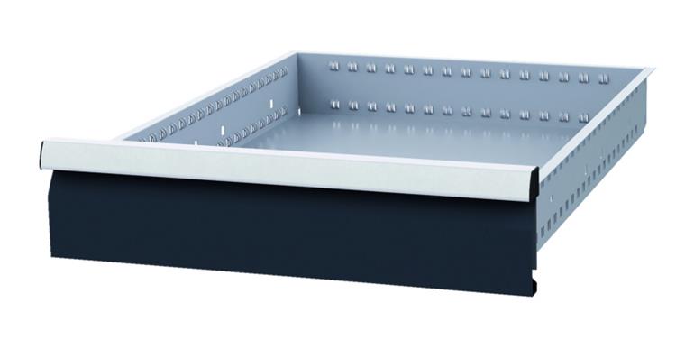 Drawer WxD 450x600mm full-exten. sl. 100 % 100kg front height 125mm RAL7035/7016