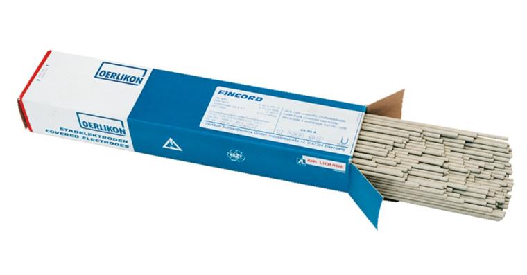 Schweißelektrode FINCORD S dick rutil-umhüllt 3,2x350 mm 100-140 A Pack=120 St.