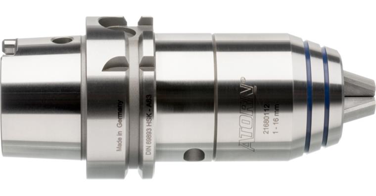 ATORN NC short drill chuck HSK63 dia. 1-16 mm A=100 mm shape A, with IC