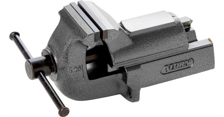 ATORN parallel vice, 150 mm, grey cast iron, grey