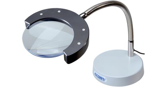 ATORN Standleseglas mit LED-Beleuchtung Linsen-D. 20 mm 2-fache Vergrößerung