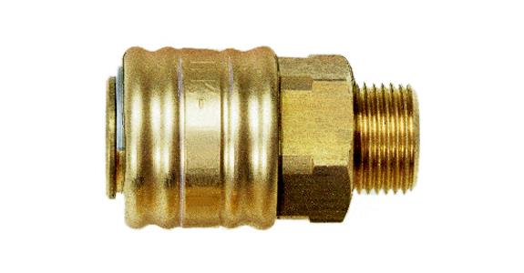 ATORN coupling external thread G 3/8 inch made of brass