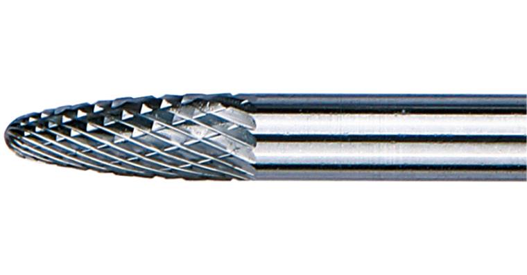 ATORN Hartmetall-Frässtift 3 mm RBF 0308.03 Z6 HM Zahnung 6