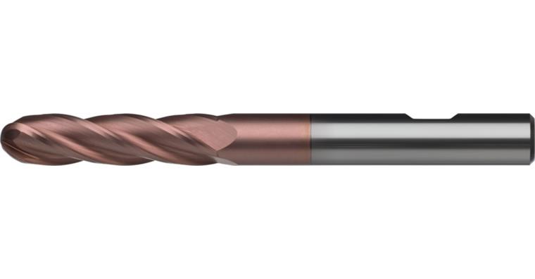 ATORN VHM-Radius-Kopierschlichtfräser 12,0 mm TIALN Schaft DIN 6535HB Z4 L=45