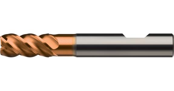 ATORN Vollhartmetall-Schaftfräser Z4 HB, 5,0 x 10 x 16 x 57 mm, beschichtet