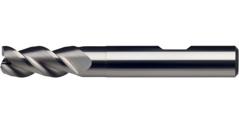 ATORN Vollhartmetall-Bohrnutenfräser Z=3 kurz 3,00 mm DIN 6535 HB