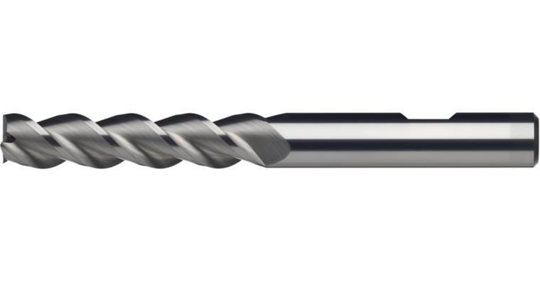 ATORN solid carbide square end mill T=3 long 3.50 mm shank DIN 6535 HB