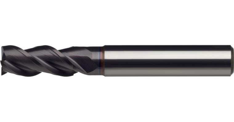 ATORN SC end mill, diameter 10.0 mm, L1=72 mm, teeth=3, TiAlN, HA shaft