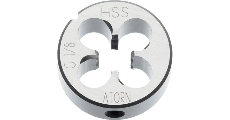 ATORN Schneideisen HSS EN 24231 G 1 in Toleranz A Aussendurchmesser 65 mm