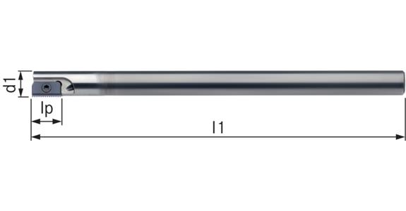 ATORN Halter Gewindefräser Einschneider VHMGr. 14 15.2 mm HA
