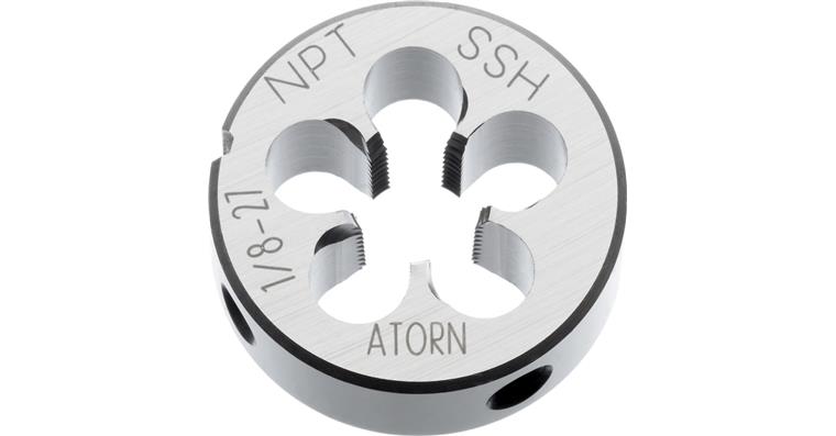 ATORN Schneideisen HSS EN 24230 NPT 3/4 in 14 Gang Aussendurchmesser 55 mm