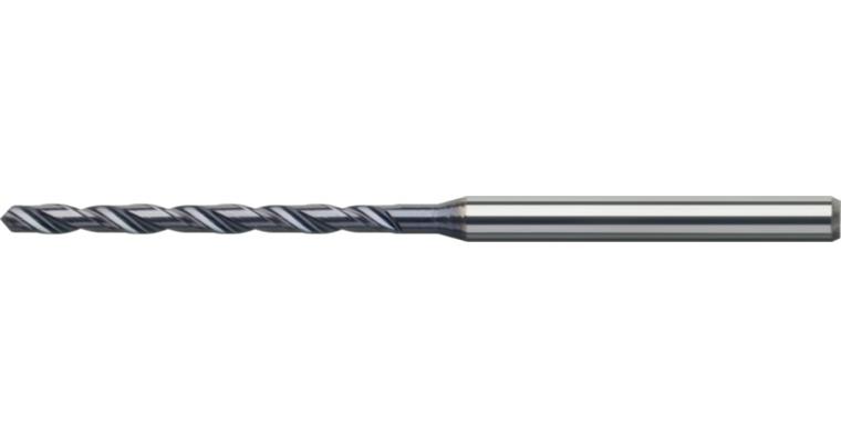 ATORN micro drill 10xD SC 0.8 mm AlOXSN² HA shaft with internal cooling