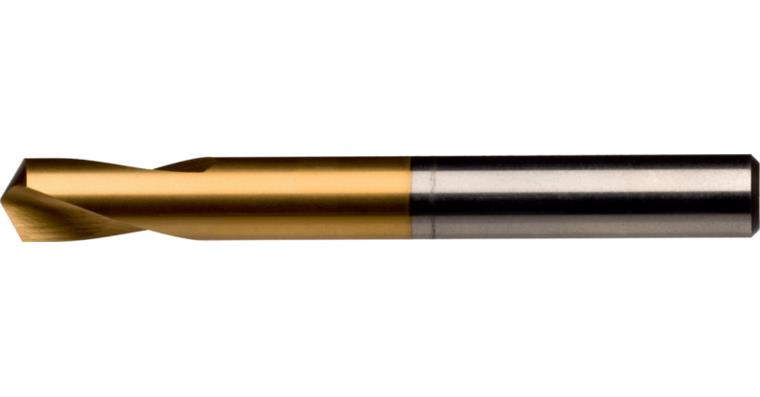 ATORN NC spotting drill HSSE TiN 120°, 8.0 mm x 79 mm HA