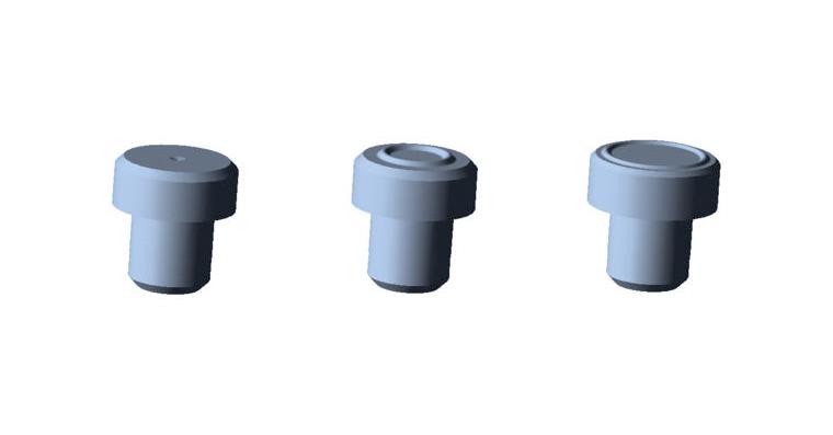 ATORN pin 0 flat for 5-axis clamps