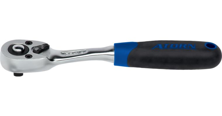 ATORN 3/8 inch lever reversible ratchet 190 mm, 2-C handle with locking button