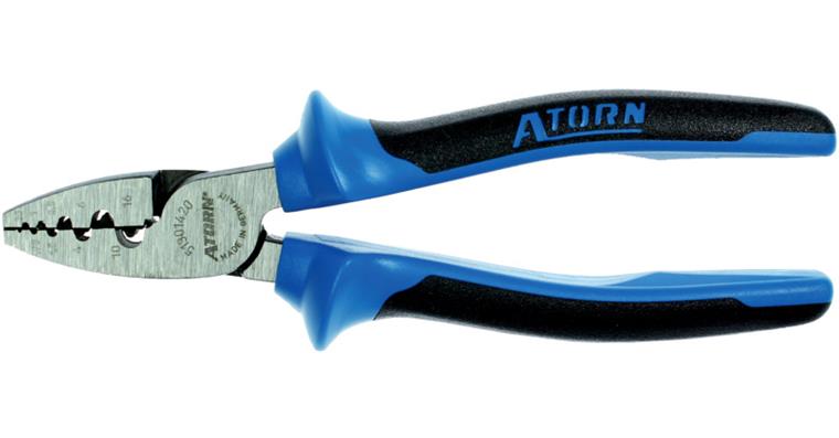 1062182102 ATORN Aderendhülsenzange 180 mm Kopf poliert ,2-Komponenten Griffe 0,25-16 mm²