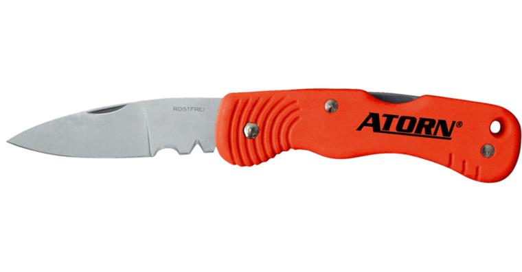 ATORN working knife, 191 mm, with red grips