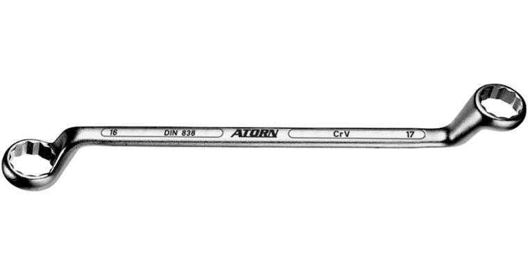 ATORN double-end box wrench 14 x 17 mm DIN 838