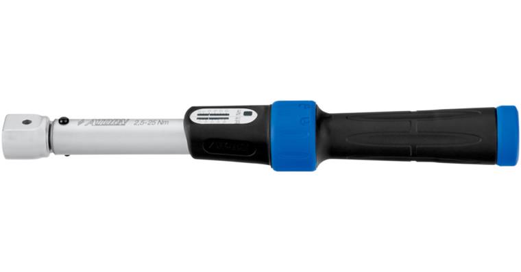ATORN torque wrench 2.5 - 25 Nm with plug-in socket 9 x 12 mm