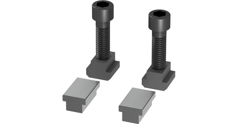 ATORN alignment and fixing kit for T-groove and base mounting, 14 mm/M12