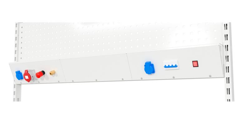 Energieleiste höhenverstellbar Breite 1440 mm