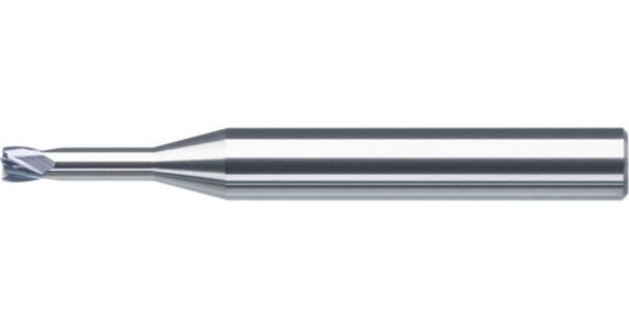 VHM Mini-Torusfräser Freistellungsdurchmesser 3.85 mm Durchmesser 1-4 mm