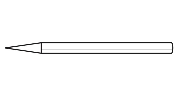 Ersatzlötspitze für Feinlötkolben 70021102/103 30/40 Watt BD bleistiftspitz
