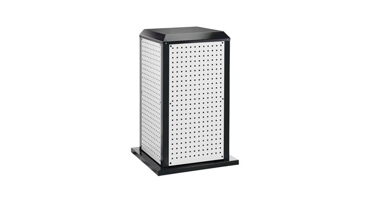 ®RasterPlan Tooltower stationär 1100x700x700mm 7035/7016 ohne Tür + 4xLochplatte
