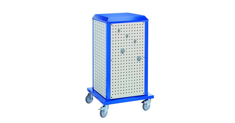 RASTERPLAN tool tower mobile 1100x700x700mm 7035/5010