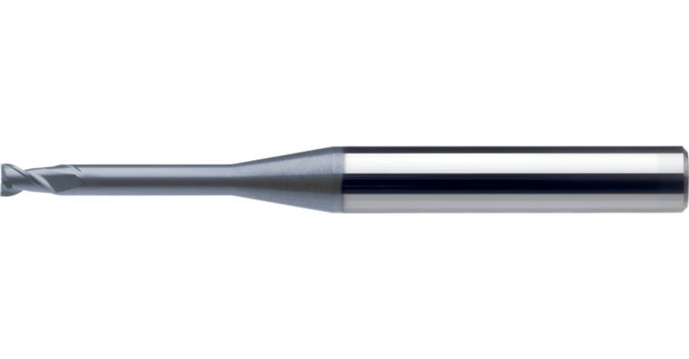 ATORN solid carbide mini end mill, diameter 0.5 x 0.7 x 2 x 50 mm, HA shaft
