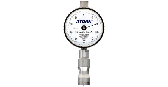 ATORN Shore A hardness tester with trailing pointer in case
