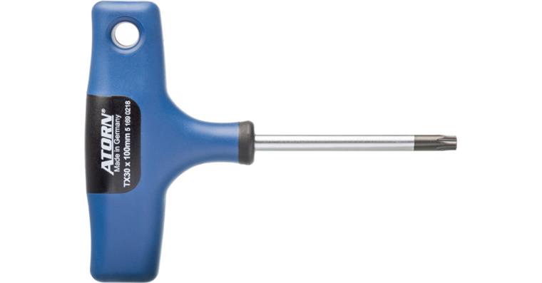 ATORN TX screwdriver, 27x100, T-handle