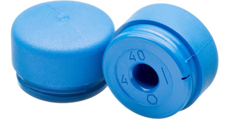 ATORN polyurethane replacement head insert, 50 mm, blue