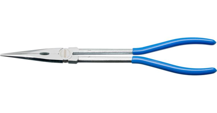 ATORN snipe nose pliers DIN 5745, 280 mm, straight, chrome-plated