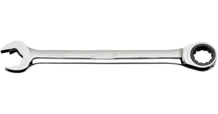 ATORN Knarrenringmaulschlüssel SW 21 mm mit beidseitiger Ratschenfunktion