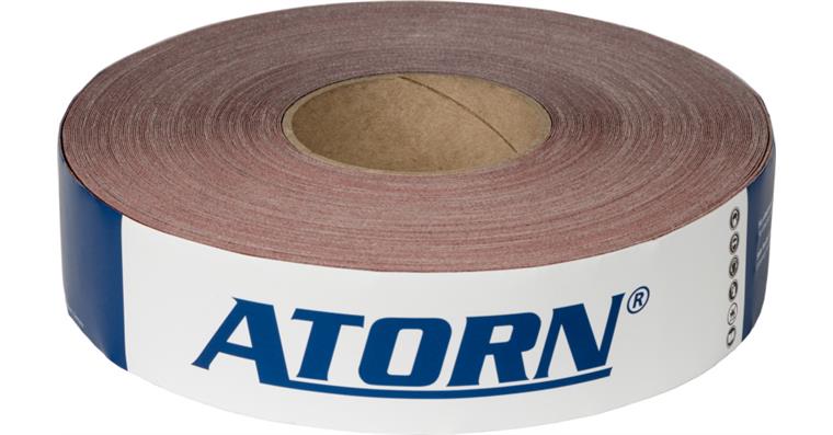 ATORN corundum abrasive fabric roll (AO) G180 50 mm x 50 m