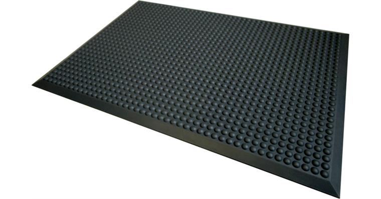 ATORN workplace mat, flame-retardant, 960 x 660 mm, nubbed surface texture
