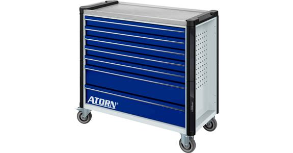 ATORN tool trolley XXL w. individual drawer extension lock 5 x 80 mm:2 x 165 mm